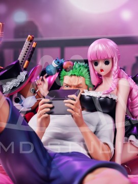 Toy's my dream Studio One Piece CP Series Roronoa Zoro & Perona Hot Sexy 1/6 Statue